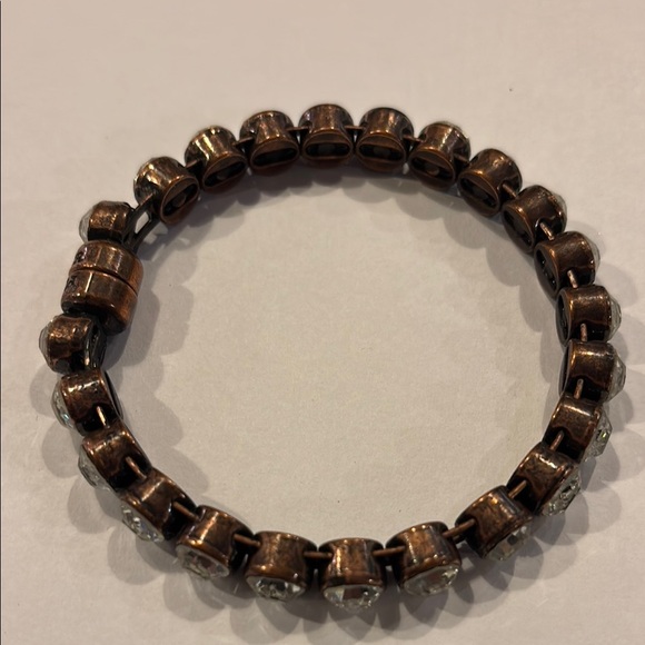 Classic Brown and Crystal embellishments Bracelet - Picture 3 of 3